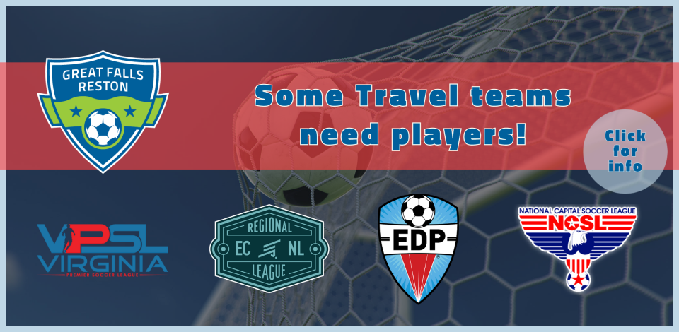 Travel teams need players!